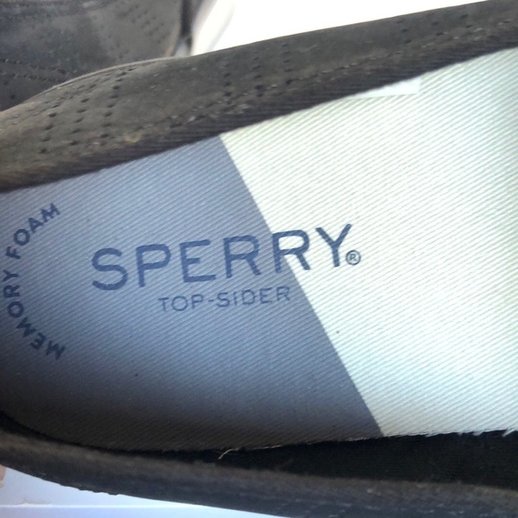 Sperry Black Vented Upper Slip-on Leather Loafer size 8.5 - Picture 10 of 13